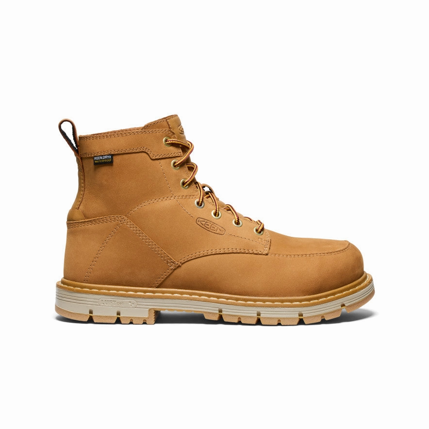 Men's San Jose 6" Waterproof 90?? Heel Boot (Aluminum Toe)  |  Bistre/Gum Matte Tone