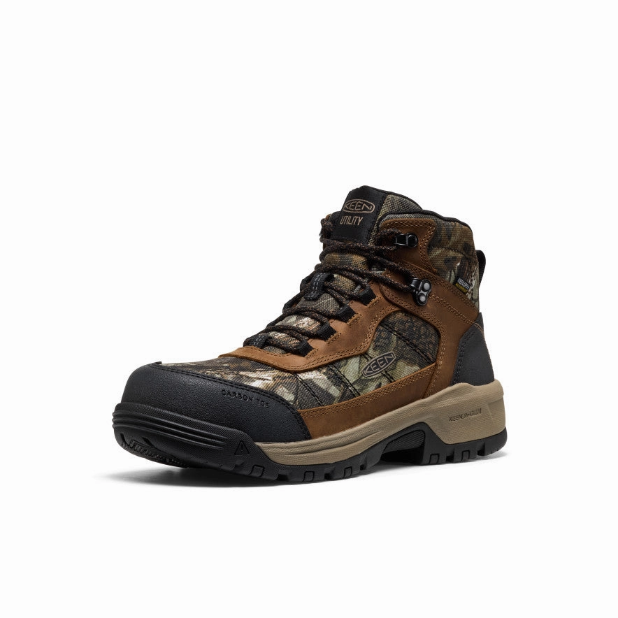 Urban Explorer Rugged Build Men's Skokie Waterproof Work Boot (Carbon Toe)  |  Camo/Black