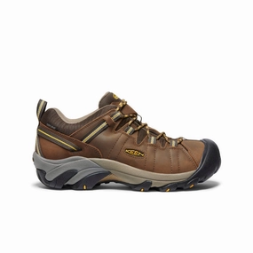 Men's Targhee II Waterproof Wide  |  Cascade Brown/Golden Yellow least party All-around traction