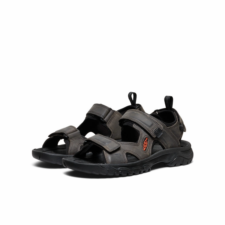 Match Easy Men's Targhee III Open Toe Sandal  |  Grey/Black