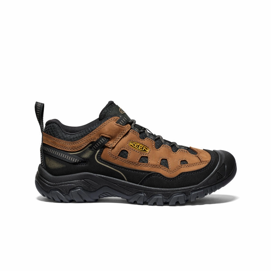 Men's Targhee IV Vented Hiking Shoe  |  Bison/Golden Yellow street Orange