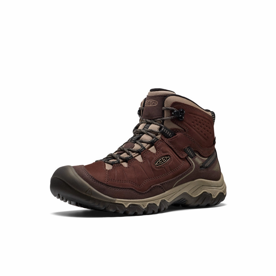 Men's Targhee IV Waterproof Hiking Boot  |  Java/Brindle Solid Stitching Waterproof Rainy Days