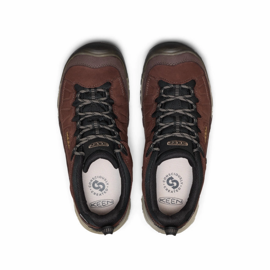 Men's Targhee IV Waterproof Hiking Shoe  |  Java/Bison Handcrafted Stitching