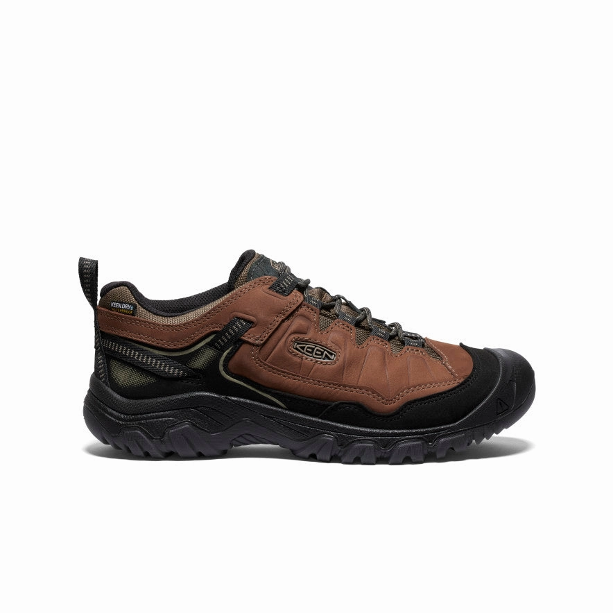 softest Skating Men's Targhee IV Wide Waterproof Hiking Shoe  |  Bison/Black