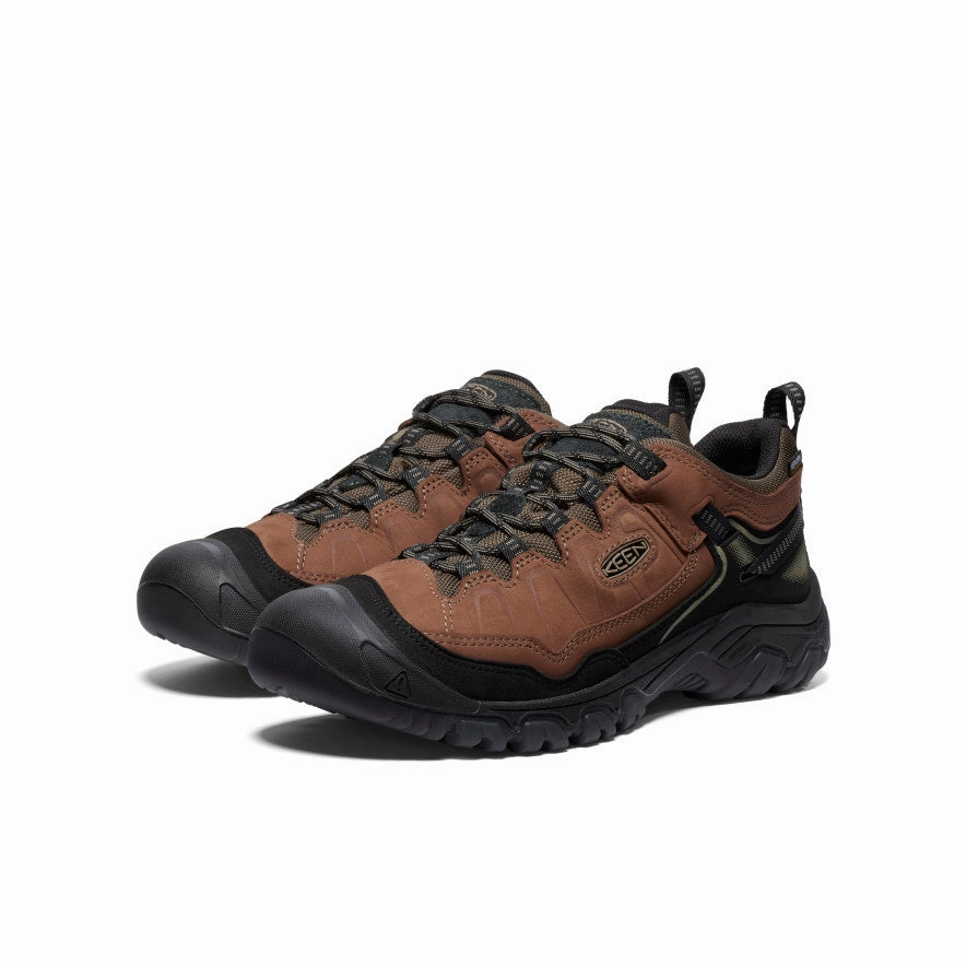 accessory Men's Targhee IV Wide Waterproof Hiking Shoe  |  Bison/Black