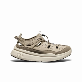 Molded Footbed Bacteria Inhibiting Treatment Men's WK450 Walking Sandal  |  Plaza Taupe/Black