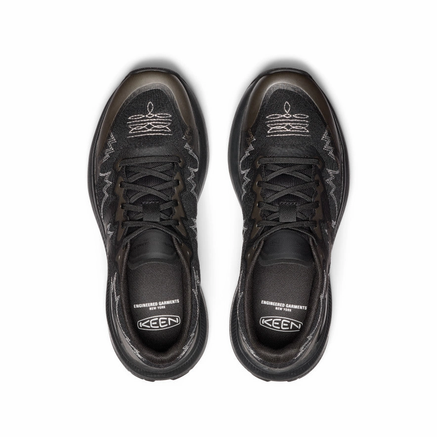 Men's WK500 Walking Shoe x Engineered Garments  |  Black/Black Non Restrictive Toe Box Flexible Construction