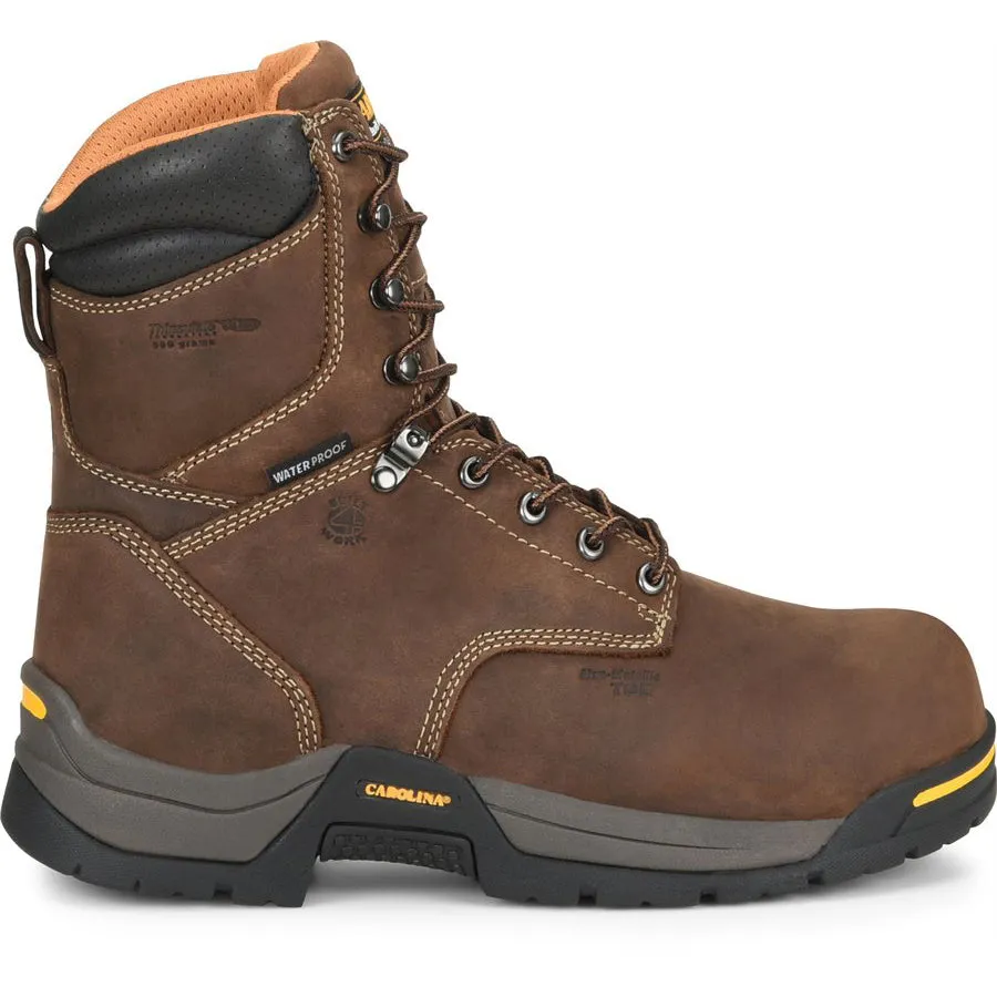 Adjustable Strap Mechanism Men's 8 inch Insulated Bruno Hi Composite Safety Toe Work Boots CA8521