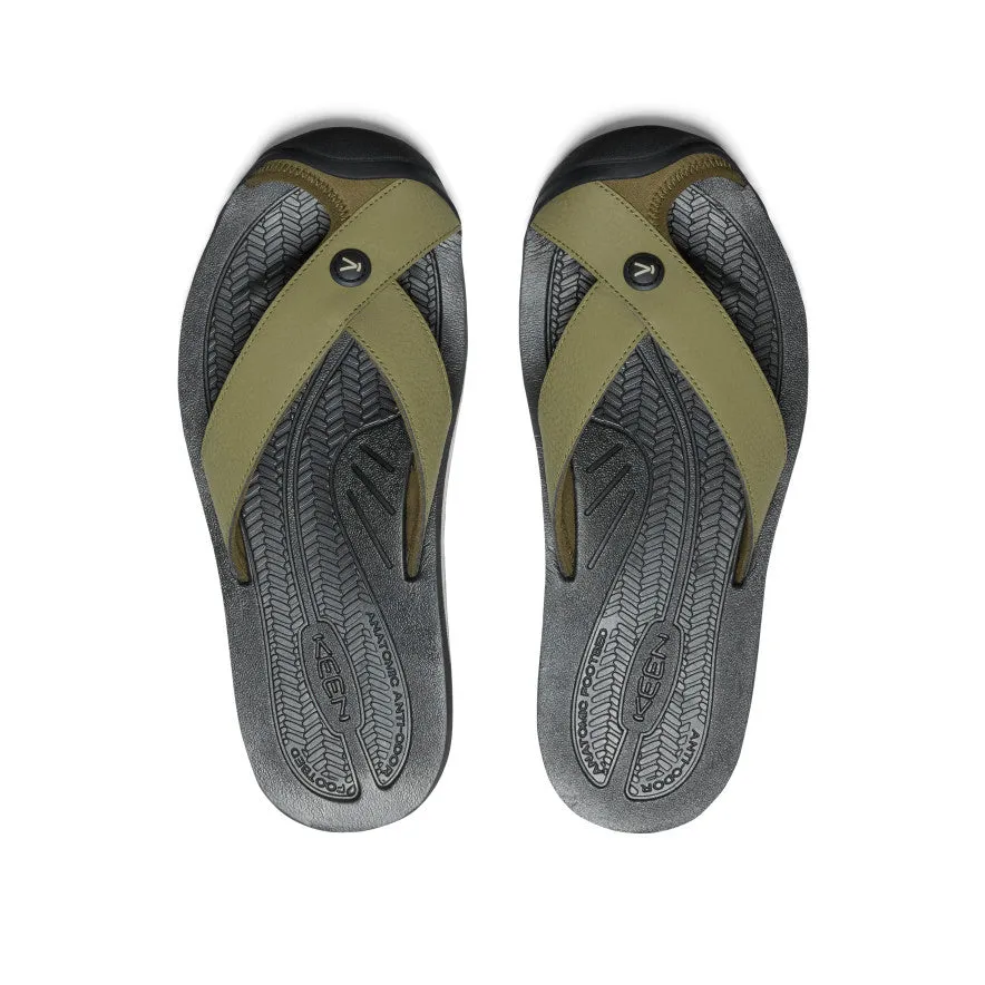 Men's Barbados Flip-Flop  |  Martini Olive/Black Footwear Fit Comfort Grip