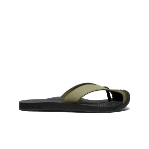 Foot Comfort Step Slip On Quick Men's Barbados Flip-Flop  |  Martini Olive/Black