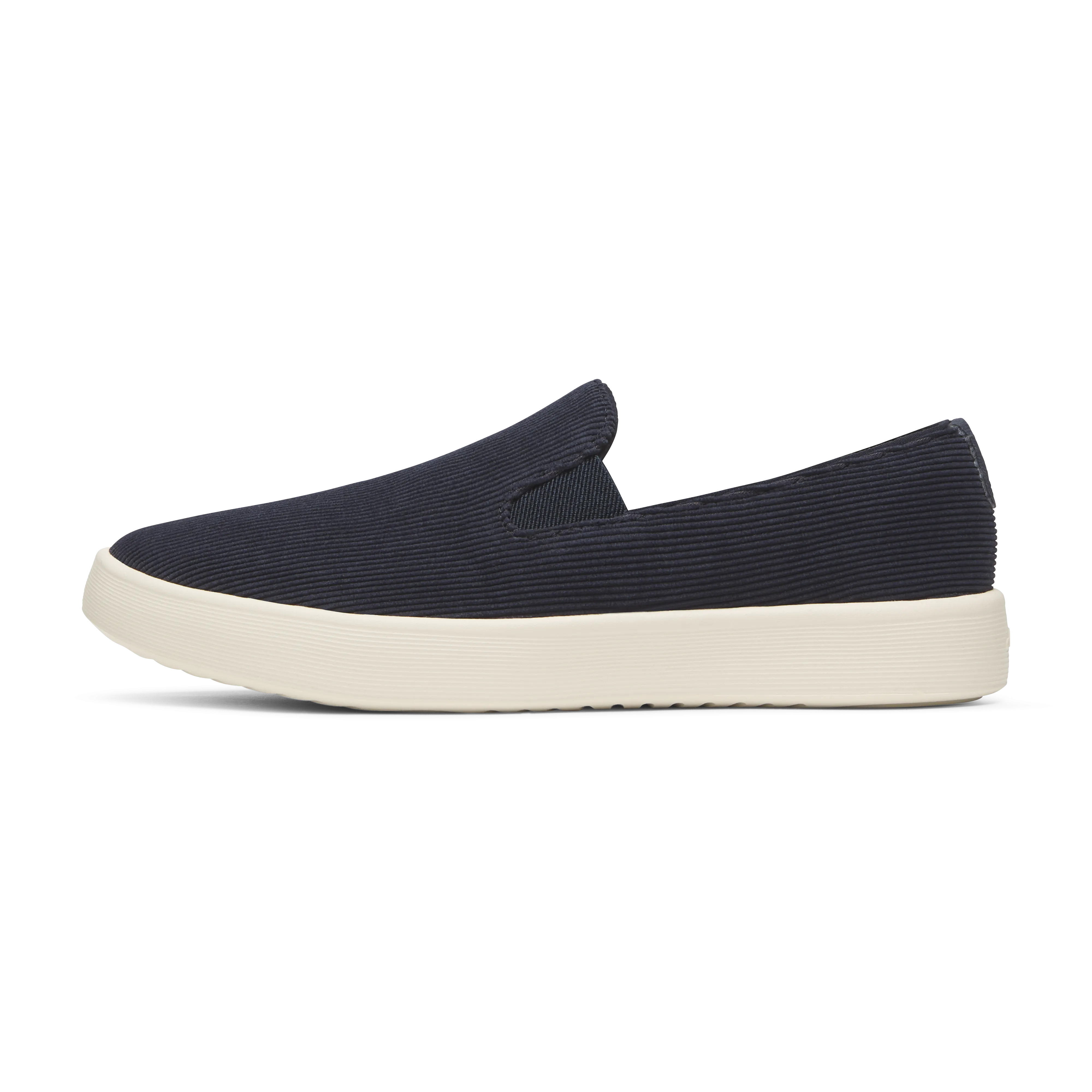 Men's Cruiser Slip On Corduroy - Dark Navy (Stony Cream Sole) Comfortable Walk