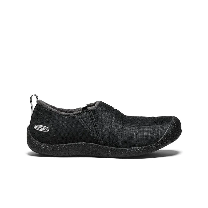 Tongue Padded Slip On Easy Foot Wear Men's Howser II  |  Triple Black