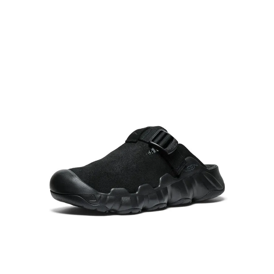 Comfy Style Easy Fit Men's Hyperport Leather Clog  |  Black/Black