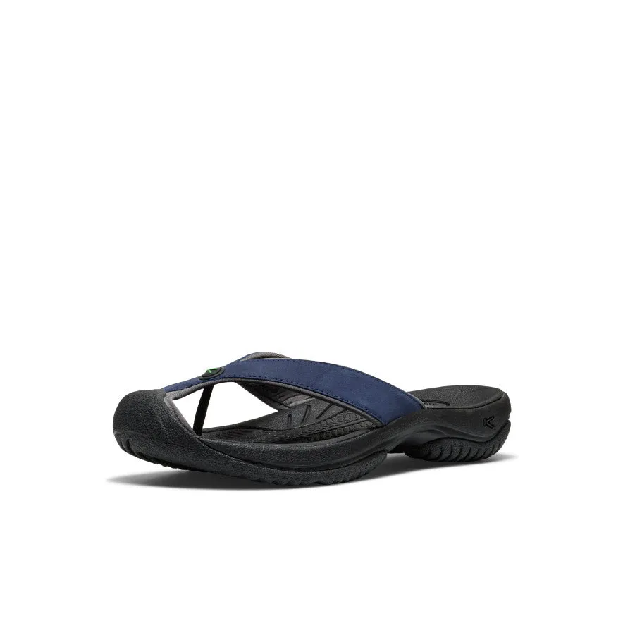Comfy On The Move Shoes Stylish Slip On Men's Waimea Leather Flip-Flop  |  Destination Pack