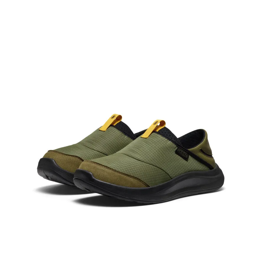 Men's Whyser Slip-On  |  Bronze Green/Black Quick Flex Shoes