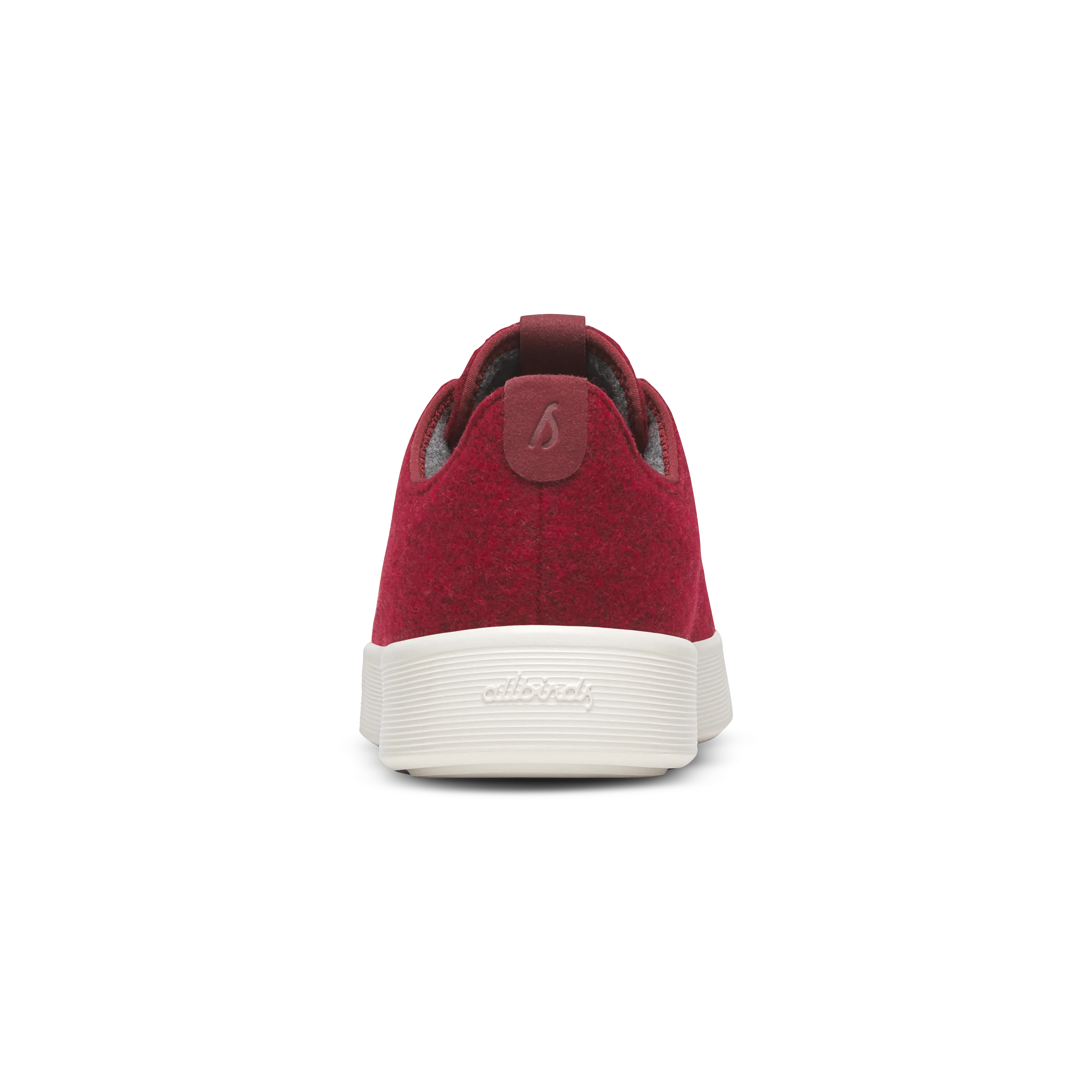 Minimalist Stitching Men's Wool Cruiser - Burgundy (Natural White Sole)