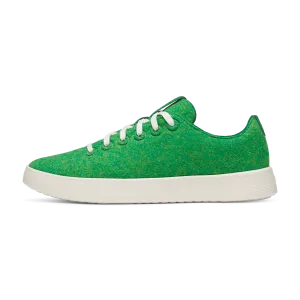 Airy Feel Natural Feel Men's Wool Cruiser - Kelly Green (Natural White Sole)