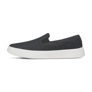 Men's Wool Cruiser Slip On - Natural Black (Blizzard Sole) Slip On Suede