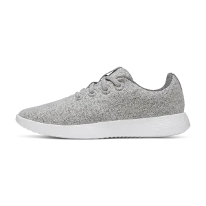 Soft Pad Reinforced Eyestay Men's Wool Runner NZ - Medium Grey (Blizzard Sole)