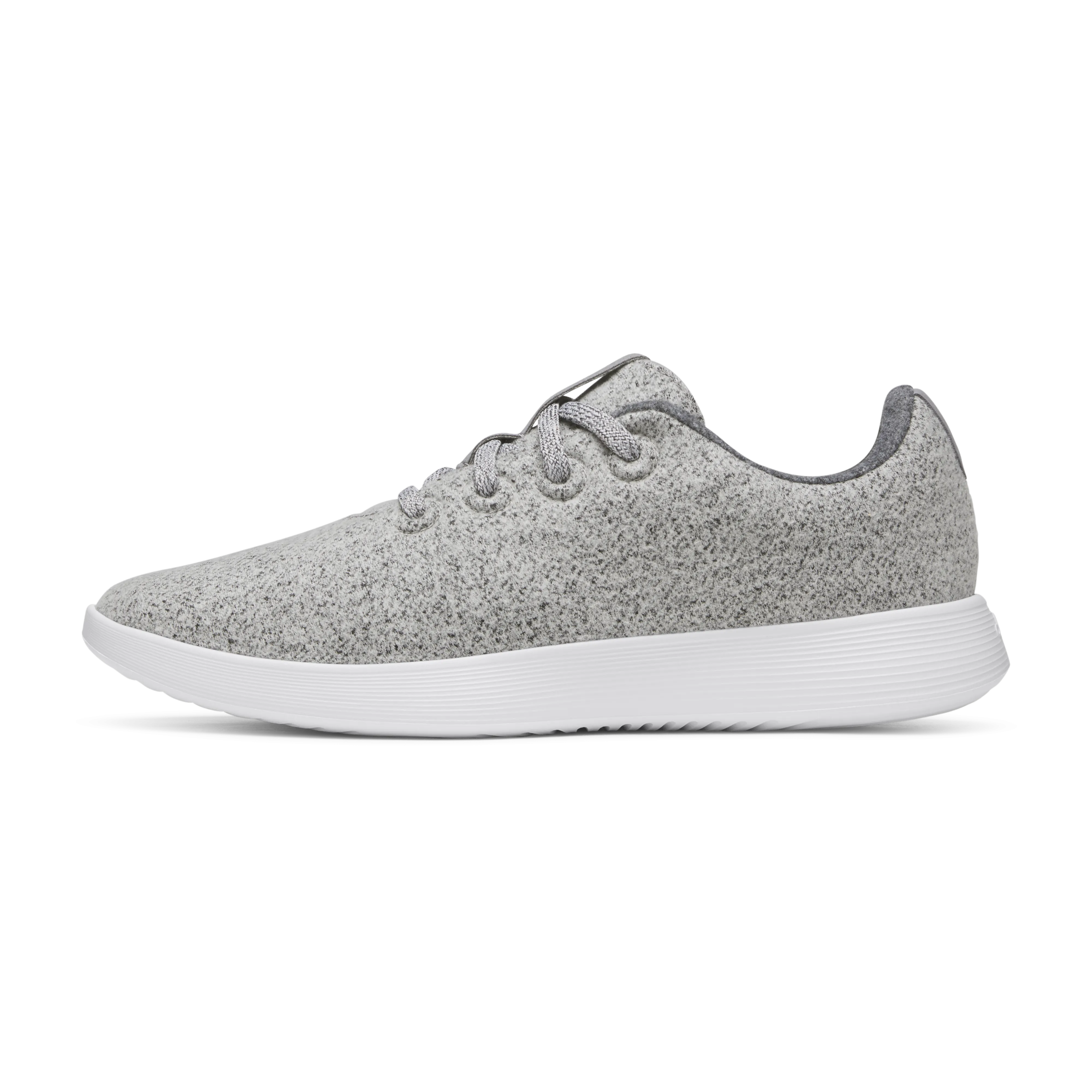 Soft Pad Reinforced Eyestay Men's Wool Runner NZ - Medium Grey (Blizzard Sole)
