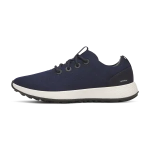 Men's Wool Runner NZ Waterproof - Dark Navy (Natural White Sole) Comfort seekers Fit Comfort