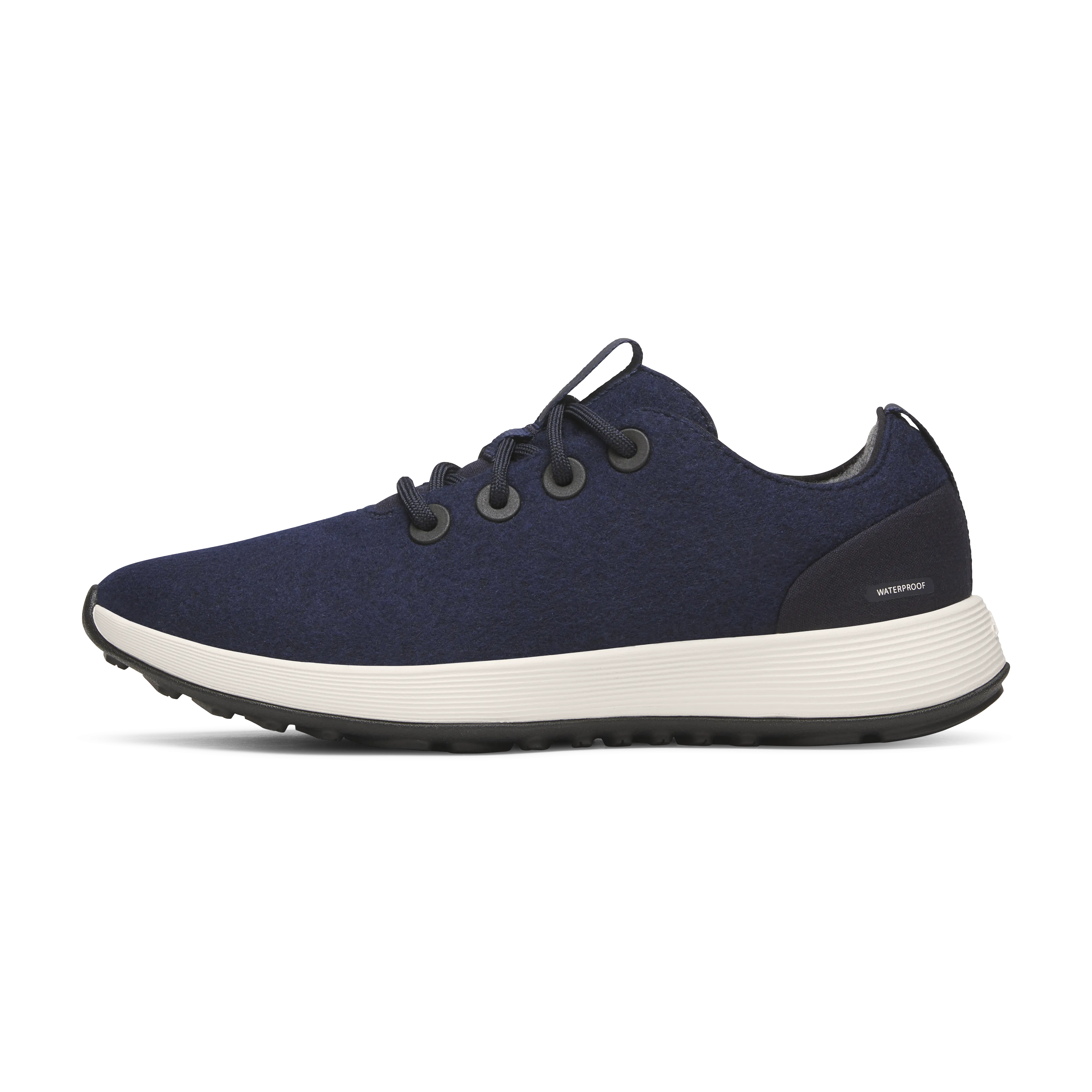 Men's Wool Runner NZ Waterproof - Dark Navy (Natural White Sole) Comfort seekers Fit Comfort