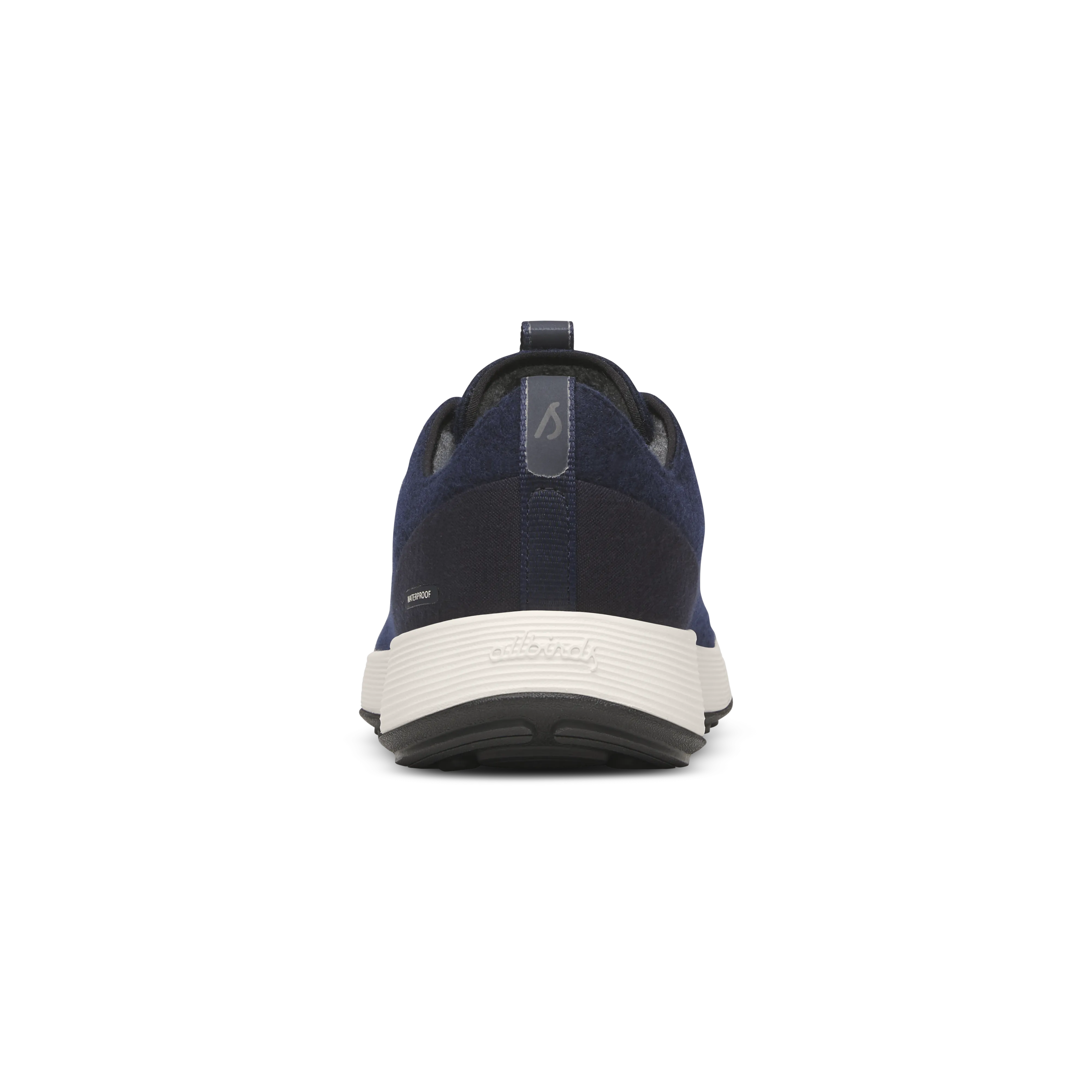 Knit Surface Men's Wool Runner NZ Waterproof - Dark Navy (Natural White Sole)