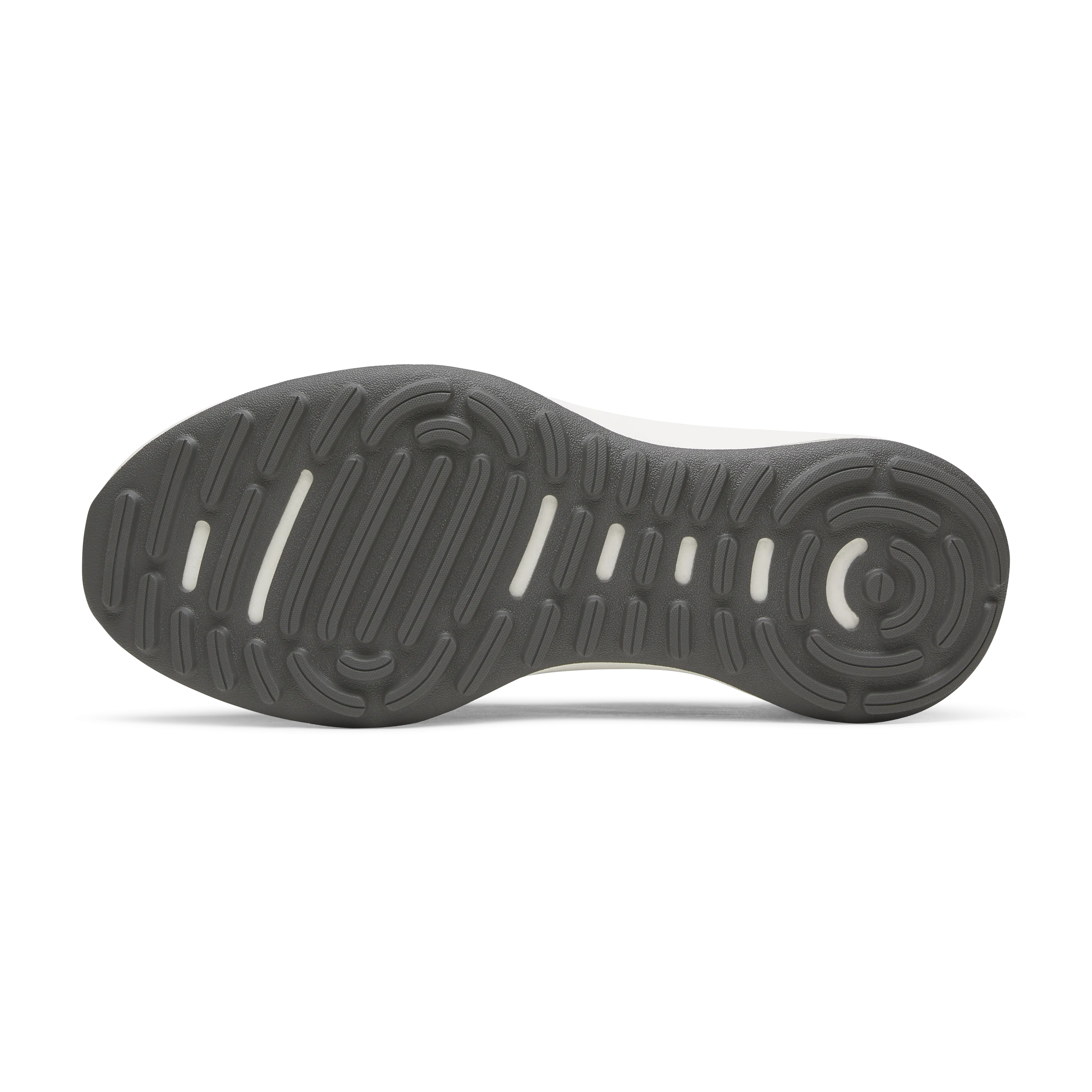 Superior ease Men's Wool Runner NZ Waterproof - Medium Grey (Natural White Sole)