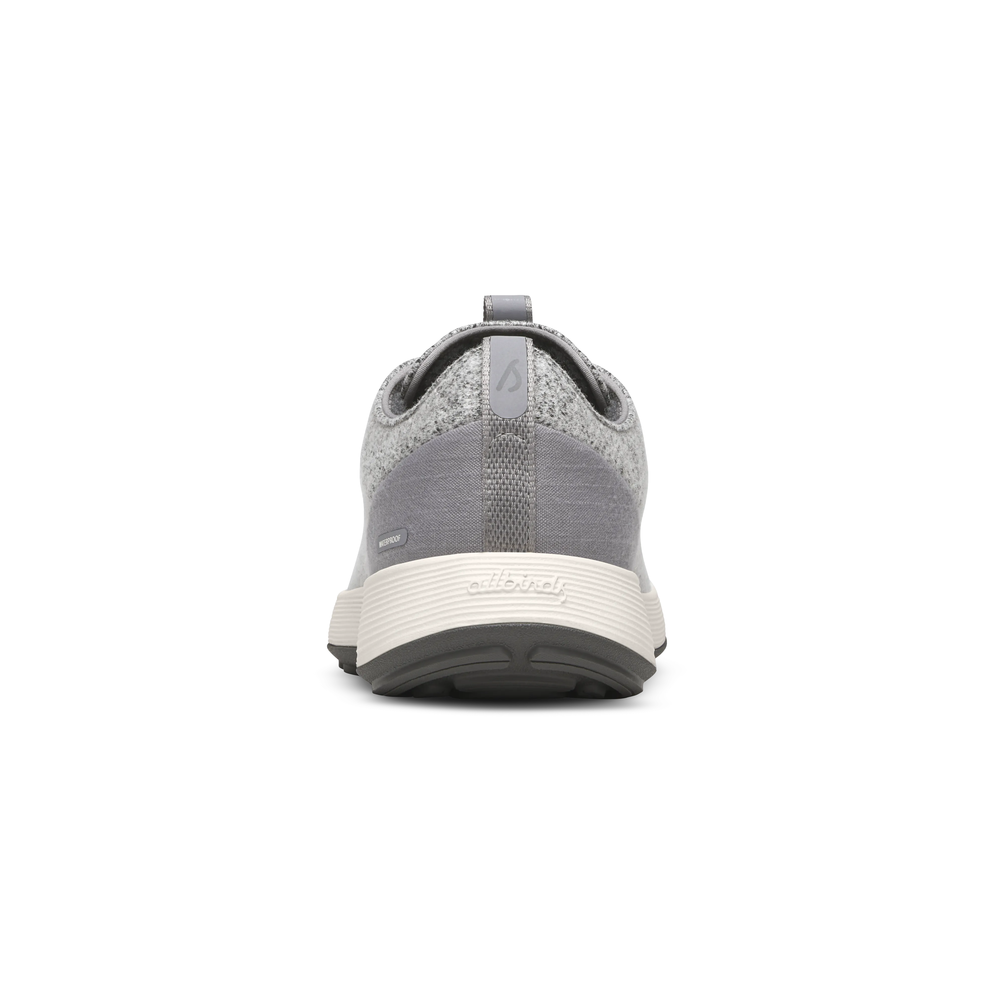 Multidirectional Flex Men's Wool Runner NZ Waterproof - Medium Grey (Natural White Sole)