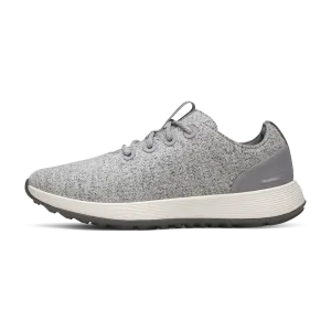Stable Run Relax Days Men's Wool Runner NZ Waterproof - Medium Grey (Natural White Sole)