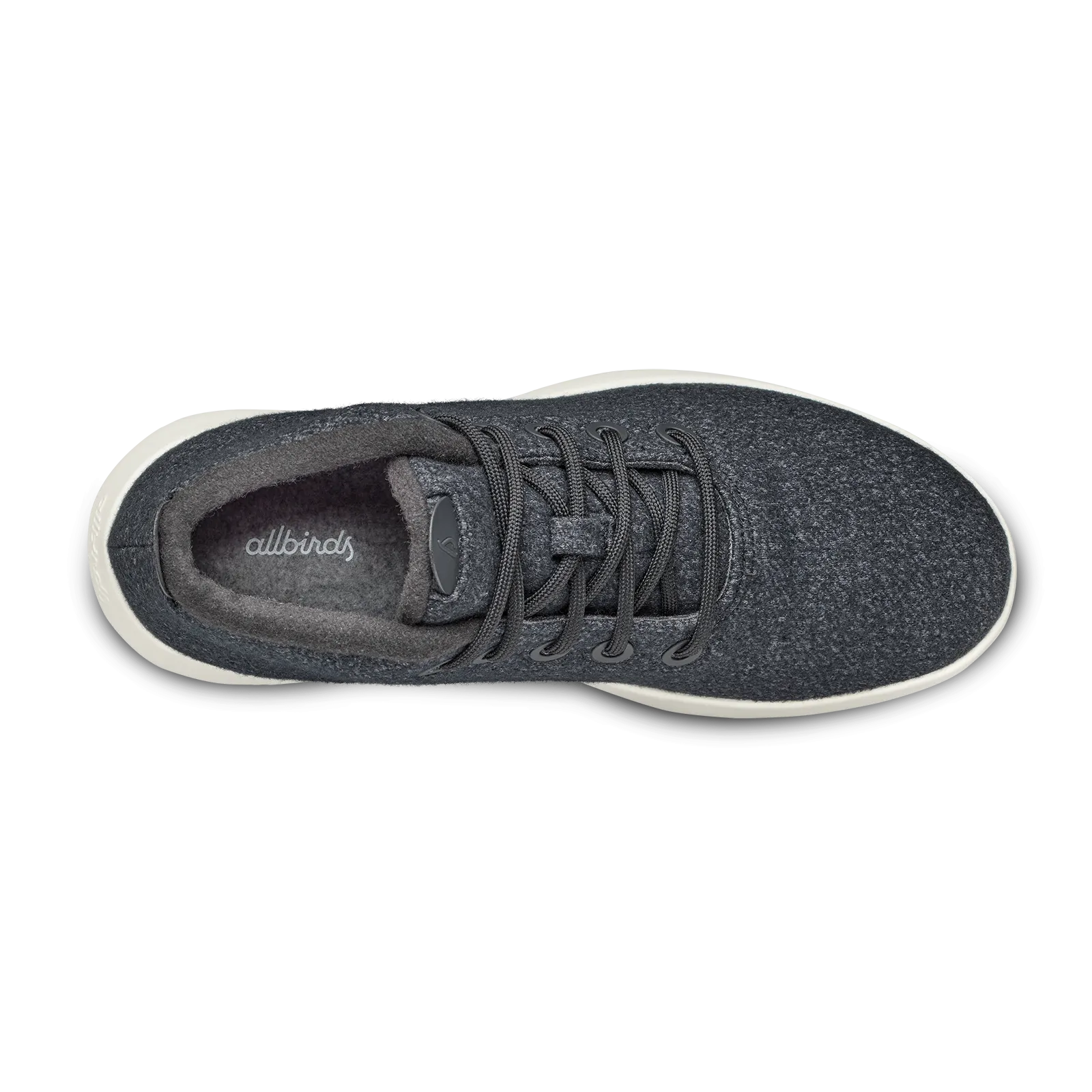 Men's Wool Runner-up Mizzle - Natural Black (Natural White Sole) men's shoes Anatomical shape