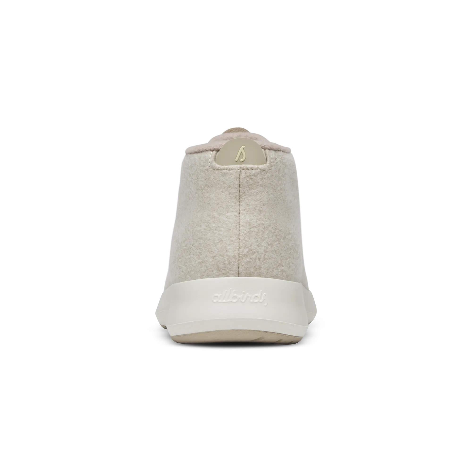 yoga - style Men's Wool Runner-up Mizzle - Stony Cream (Natural White Sole)