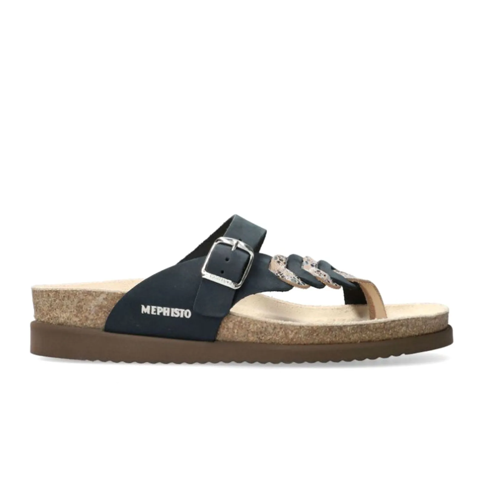 Comfort Engineering Mephisto Heleonore Sandal (Women) - Navy Sandalbuck/Mistic
