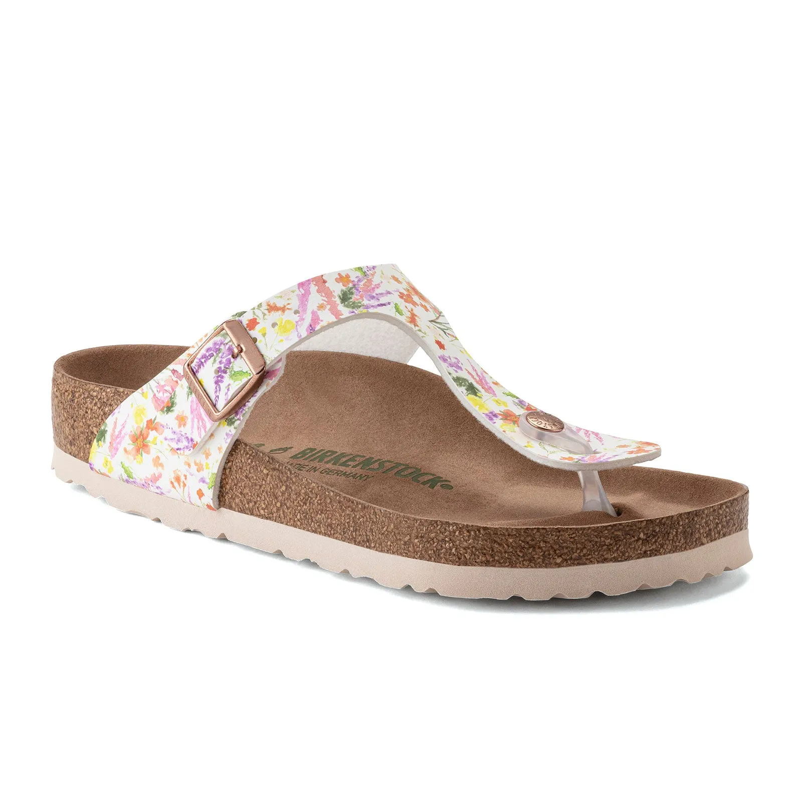 Balance Comfort Birkenstock Gizeh Vegan Sandal (Women) - Summer Garden Rose Birko-Flor