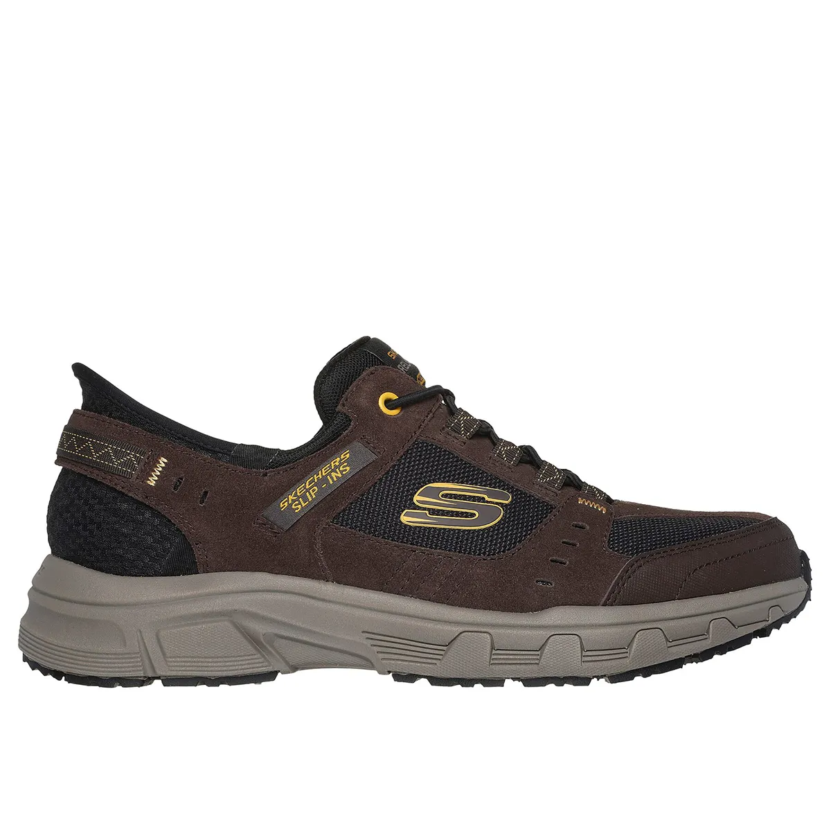 Temperature Regulating Lining Stylish Sole Men's Slip-ins Relaxed Fit Oak Canyon 237450