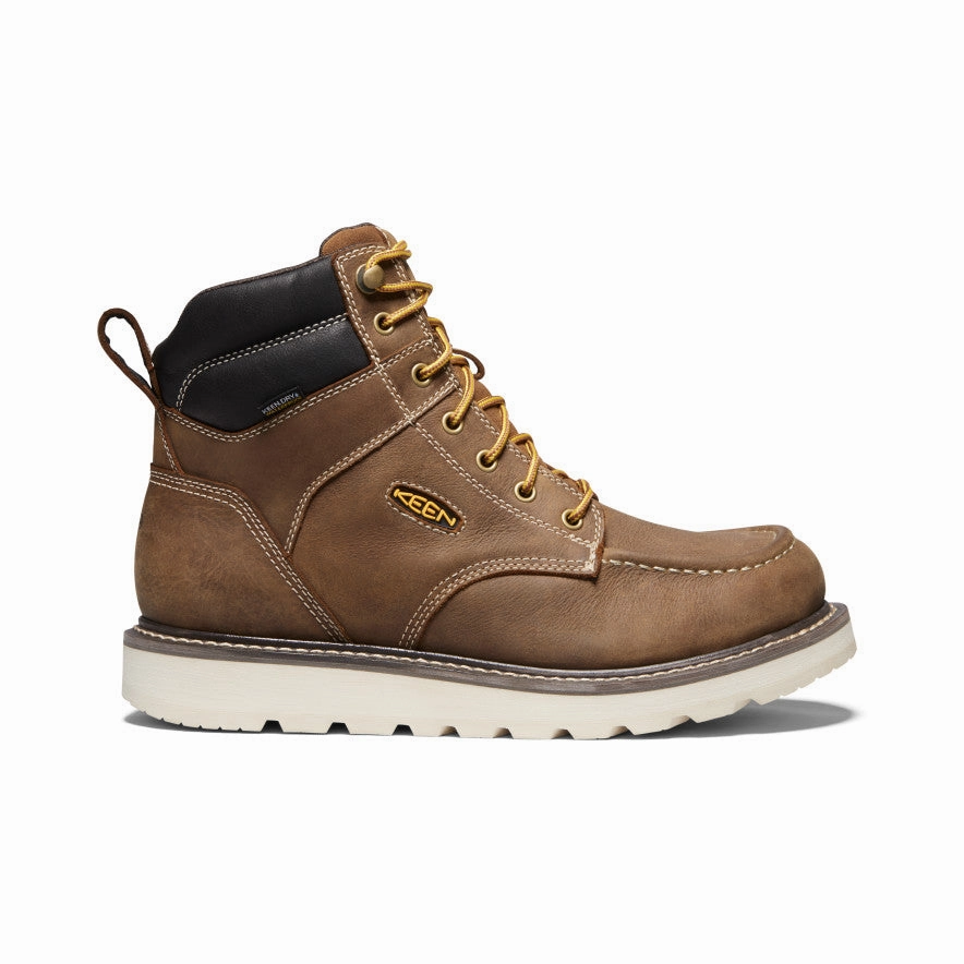 Men's Cincinnati 6" Waterproof Boot (Soft Toe)  |  Belgian/Sandshell Wide Cut