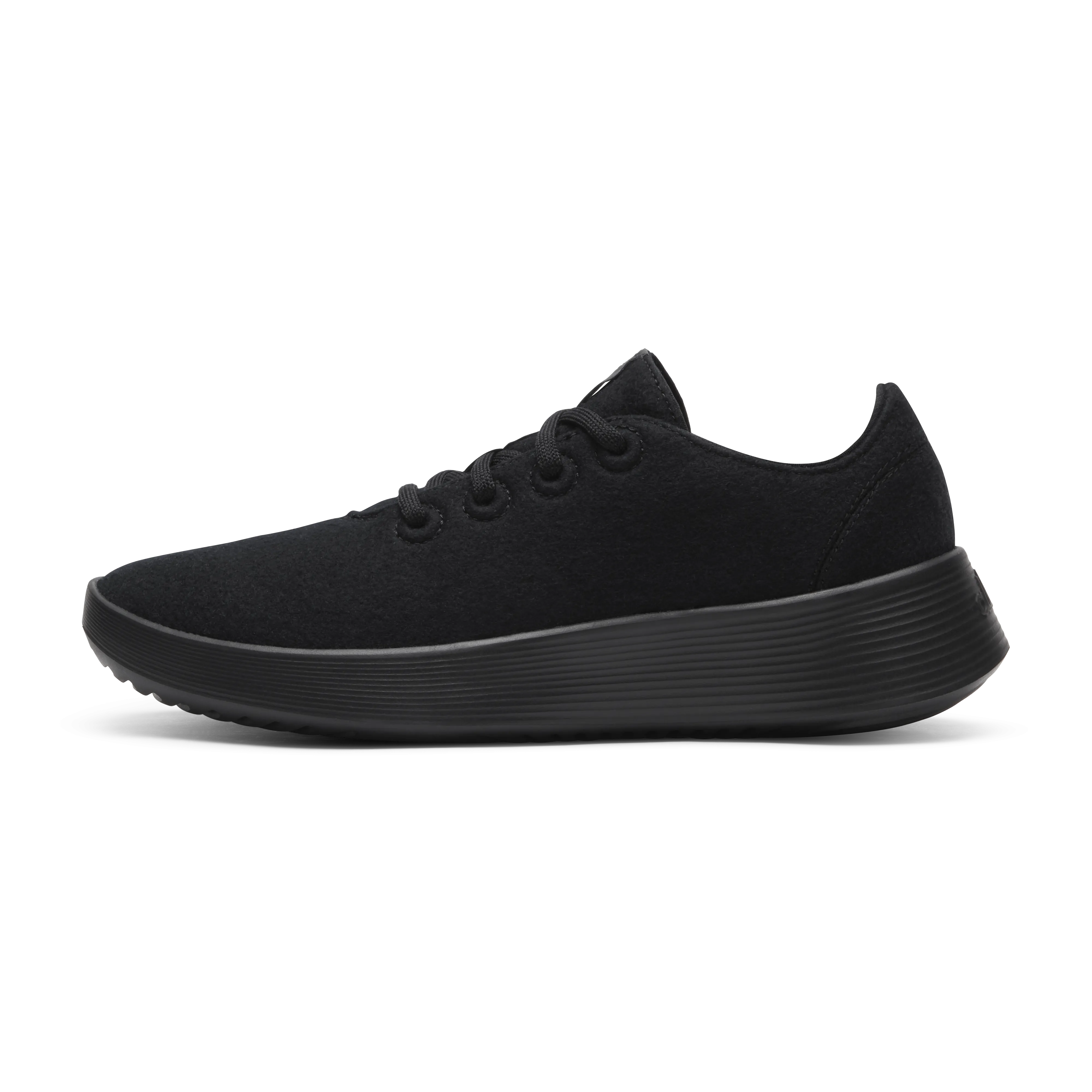 Established Women's Wool Runner Go - Natural Black (Natural Black Sole)