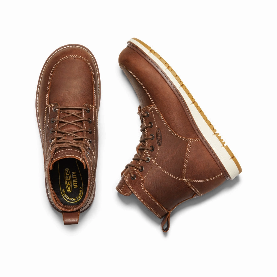 Men's San Jose 6" Boot (Aluminum Toe)  |  Gingerbread/Gum Shock   Absorbing Midsole