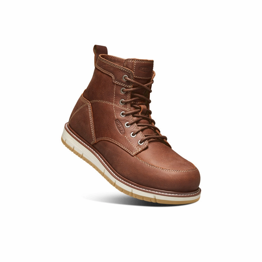 Men's San Jose 6" Boot (Aluminum Toe)  |  Gingerbread/Gum Elastic Sides