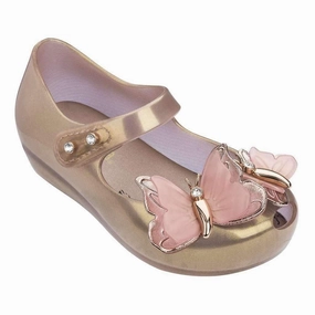 Air Cushion Mini Melissa Kids Girl Ultragirl Special II (Swarovski Stones) Sandals Shoes in Rose Gold