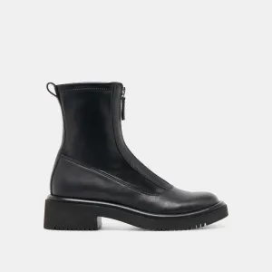 Compression Spring System SHANTE BOOTS BLACK LEATHER