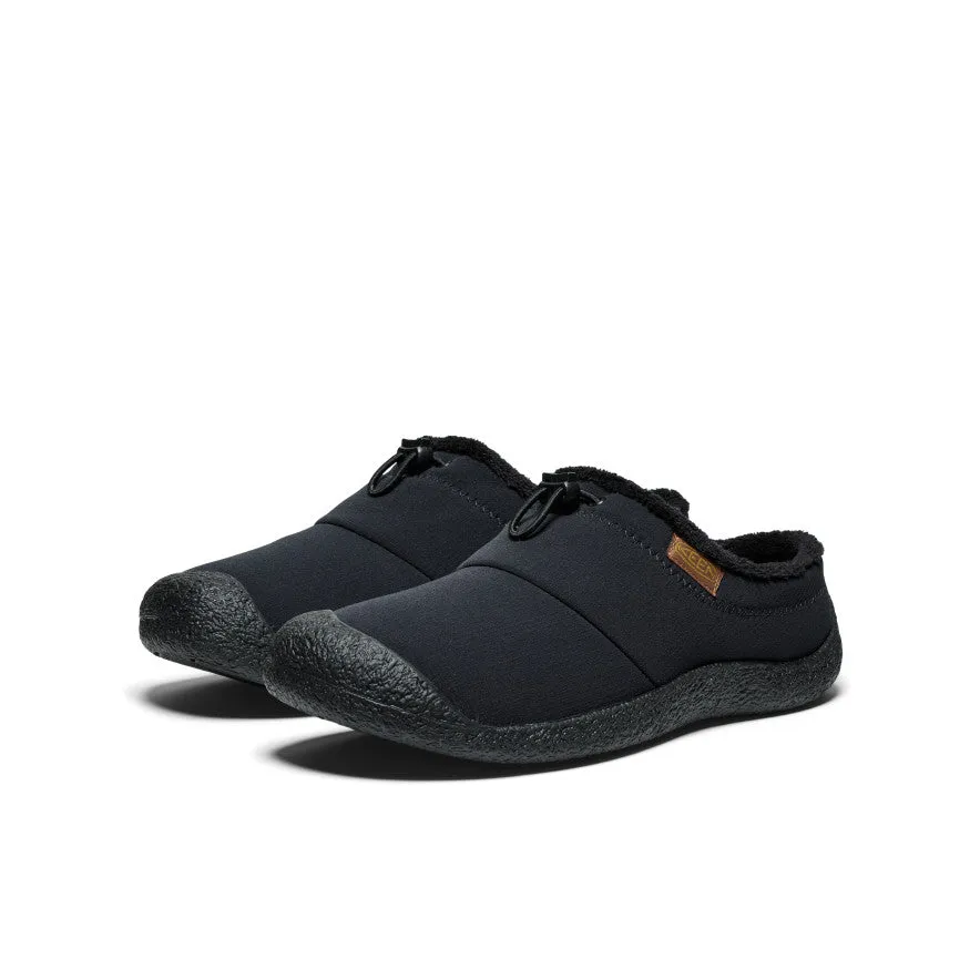 Quick Slip On Walk Relaxed Vibe Men's Howser III Slide  |  Black/Black Recycled