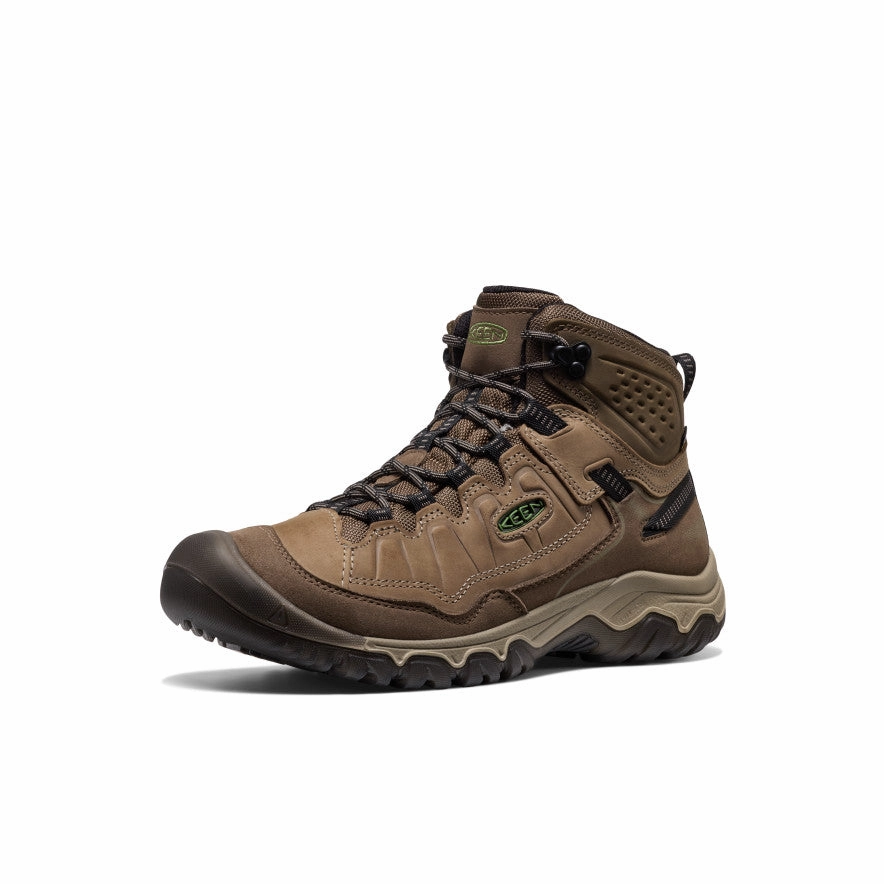 Men's Targhee IV Waterproof Hiking Boot  |  Brindle/Canteen Flex Groove Engineering Stylish And Functional