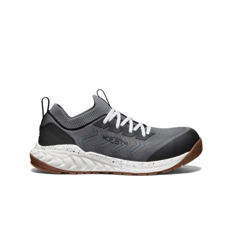 Day Walk Comfort Foot Free Men's Arvada Shift Work Sneaker (Carbon Toe)  |  Steel Grey/Gum