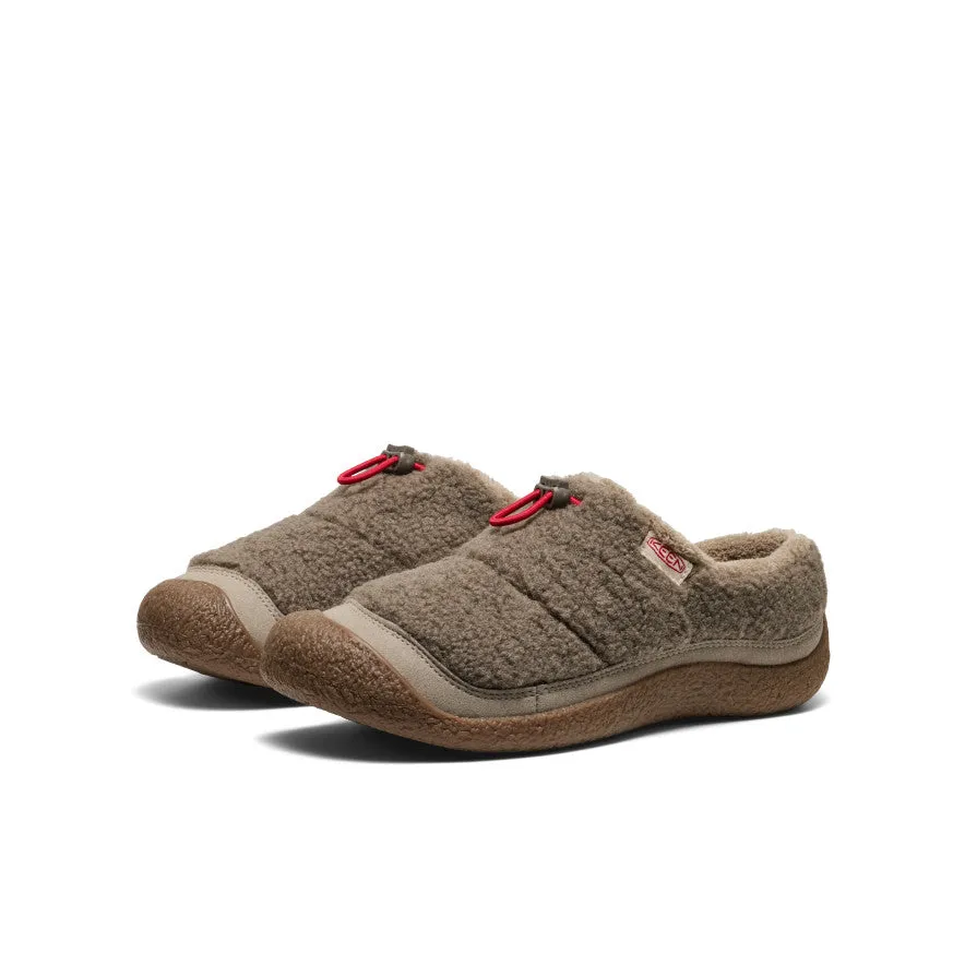 Women's Howser III Slide  |  Brindle/Brindle Sherpa Fleece Durable Build Slip Walk Shoes