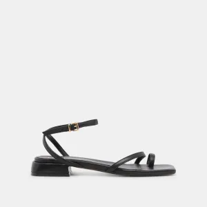 least pool Ultra-soft performance LEXI SANDALS BLACK LEATHER