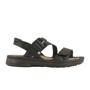 Quick Fit Sandals Quick Relaxation Step Naot Castelo Backstrap Sandal (Women) - Soft Black Leather