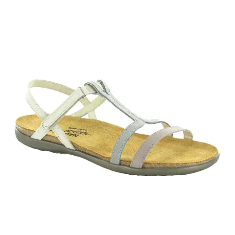 Reflective details Travel Fit Sandals Naot Judith Backstrap Sandal (Women) - Stone/Light Gray/Beige Nubuck