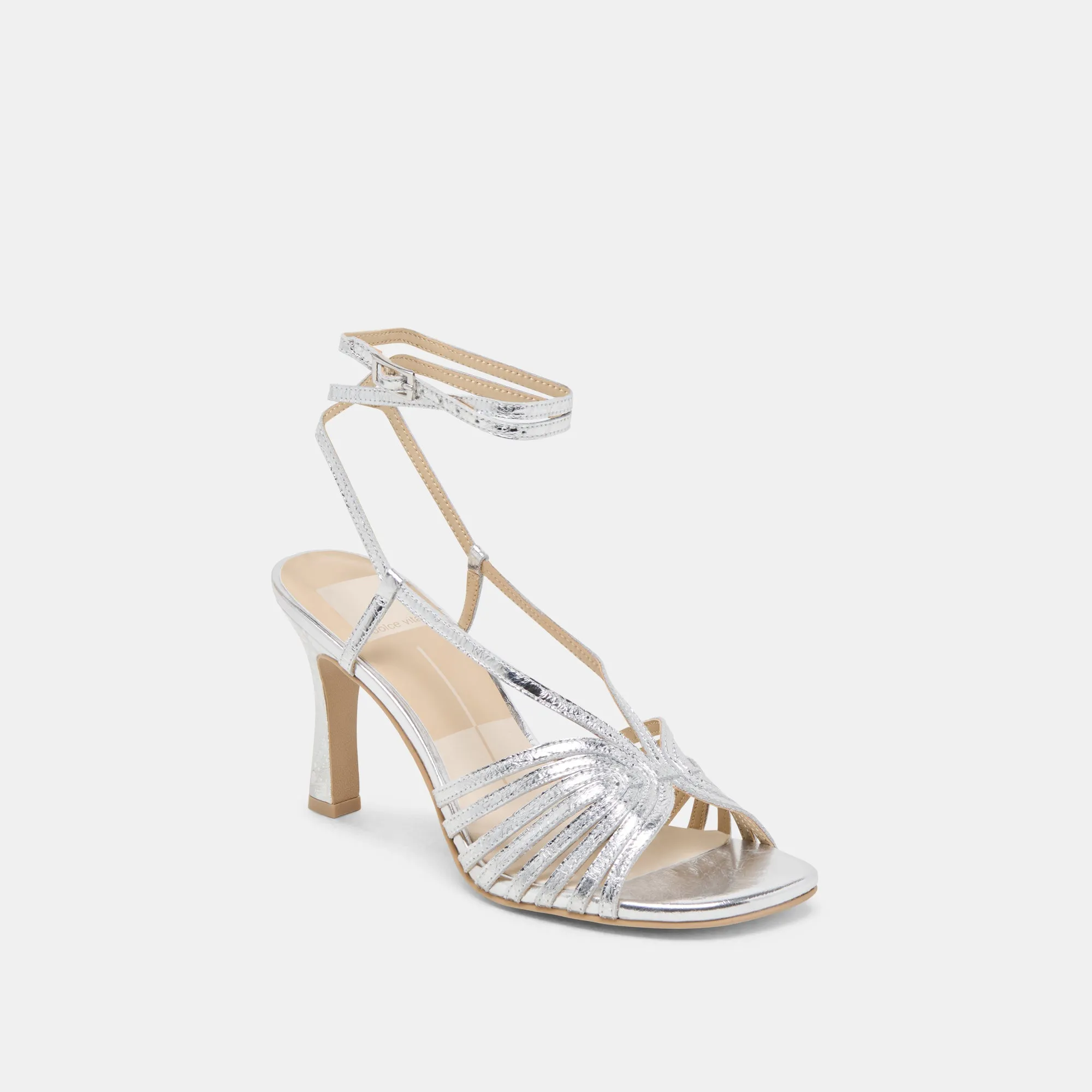 NIVANA HEELS SILVER DISTRESSED LEATHER Street Drive