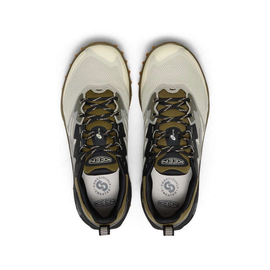 Men's Zionic NXT Waterproof Hiking Shoe  |  Abbey Stone/Dark Olive Glam fit workers'